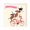 Dogs On Bike Birthday Card | Funny Dog Birthday Card