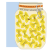 Pasta jar- Die cut greeting card