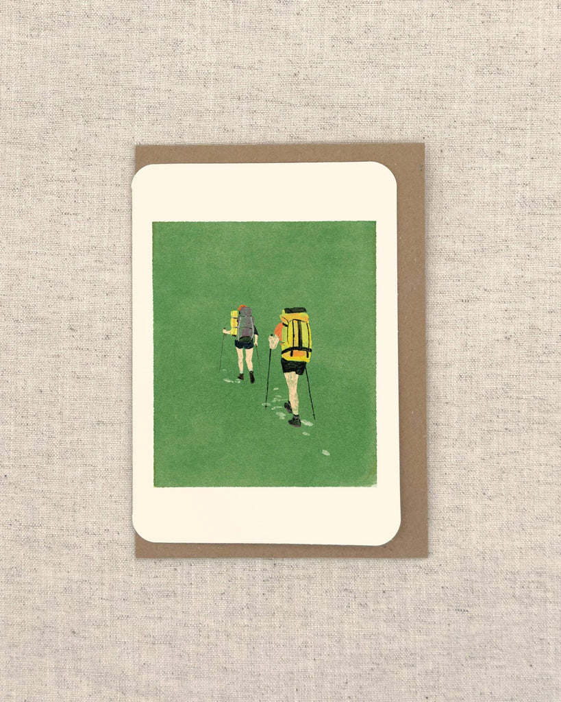 Swatch Hikers Greetings Card