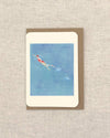 Swatch Solo Swimmer Greetings Card