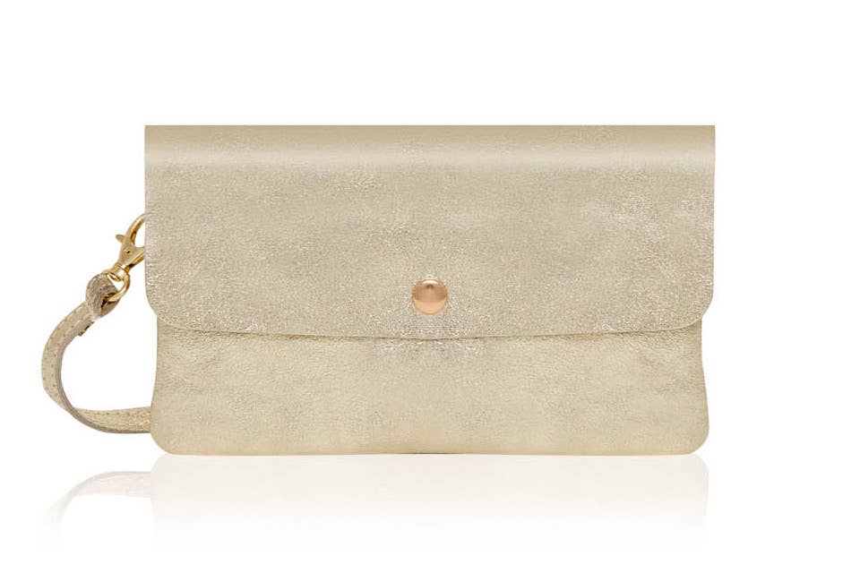 Italian Leather Classic Small Messenger Crossbody Bag