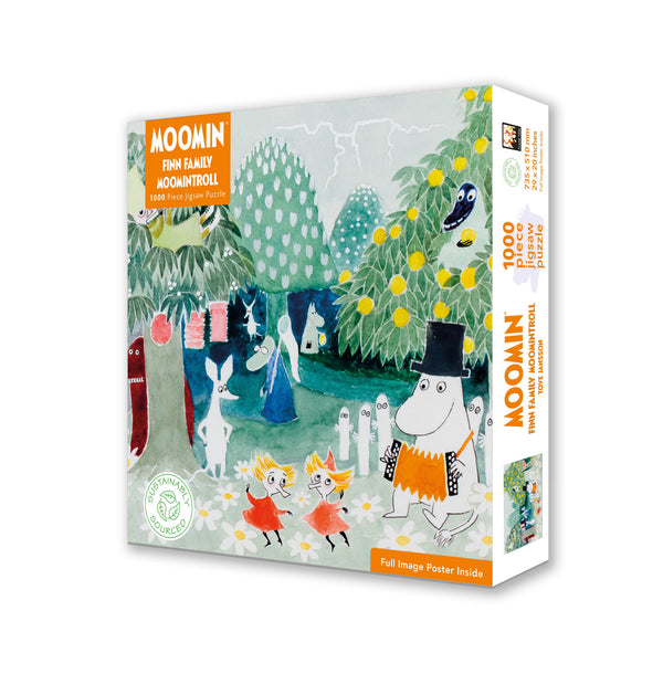 Adult Sustainable Jigsaw Puzzle Moomin: Finn Family Moomintr