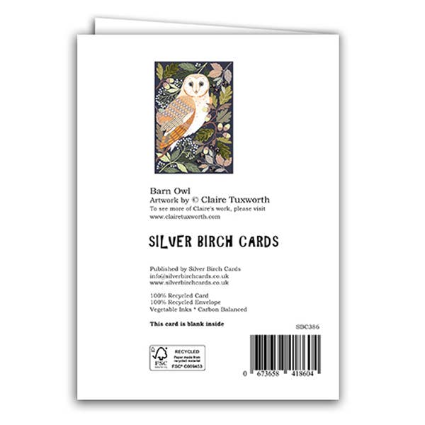 Barn Owl Card