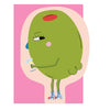 Hey Olive ! Die cut everyday greeting card | funny card