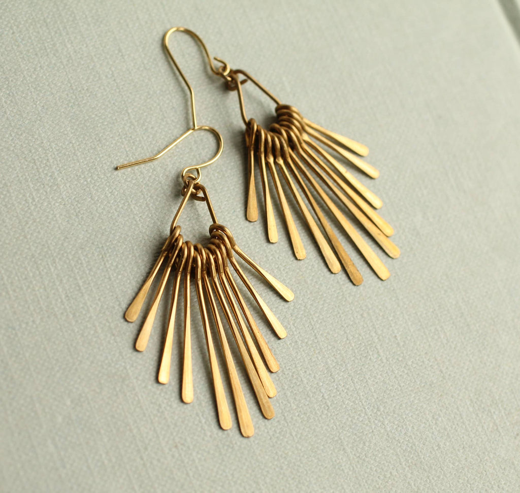 Art Deco Fringe Earrings