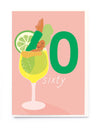 Age 60 Everyday Greeting Card - Off White Envelope