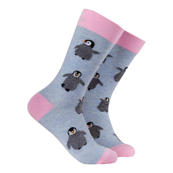 Fluffy Penguin Socks