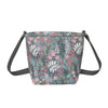 Grey Floral Canvas Brooke Bag