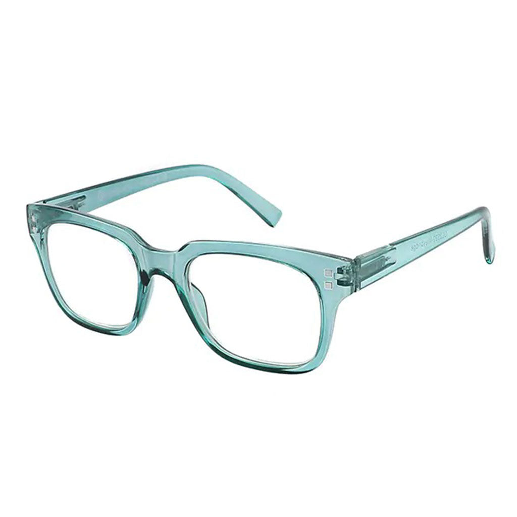 Weybridge Reading Glasses Transparent Blue