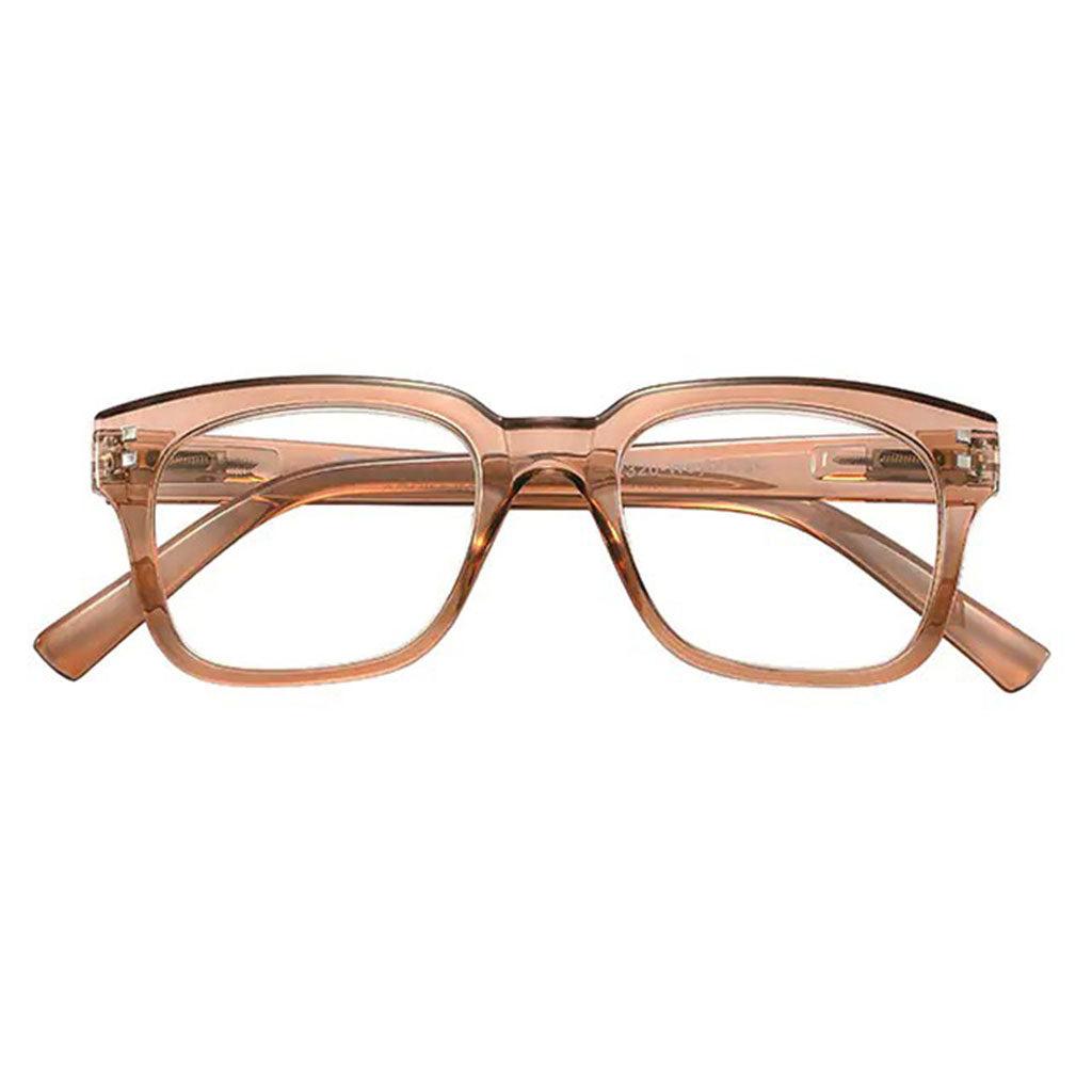 Weybridge Reading Glasses Transparent Brown