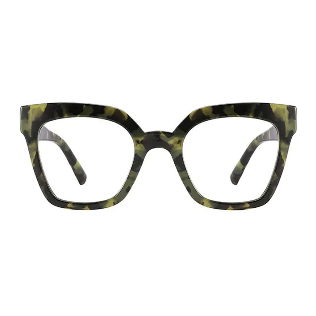 Jaye Reading Glasses Green Tortoiseshell