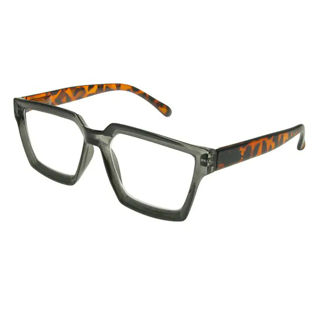 Sterling-Lesebrille, graues Schildpatt