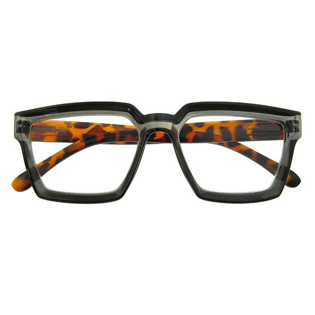 Sterling-Lesebrille, graues Schildpatt