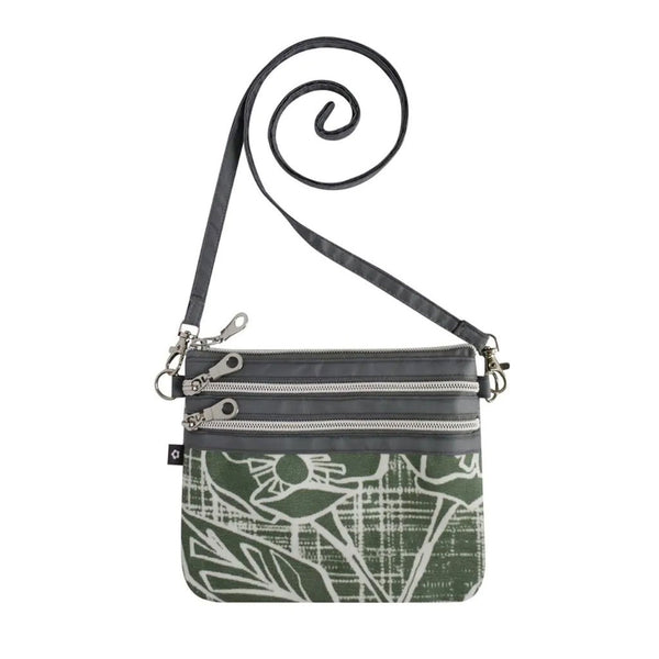 Sac pochette zippé imprimé en toile cirée Oslo