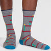 Lucas Bamboo Arcade Socken Grau Marle