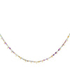 Salus Rainbow Fluorite Gold Necklace