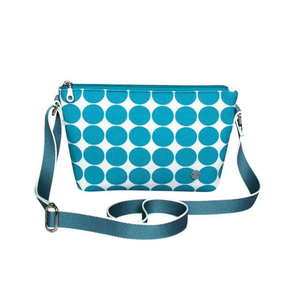 Teal Summer Spot Willow Bag