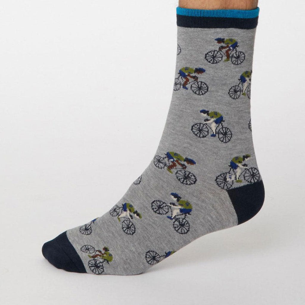 Chaussettes Garra De Bici Mid Grey Marle