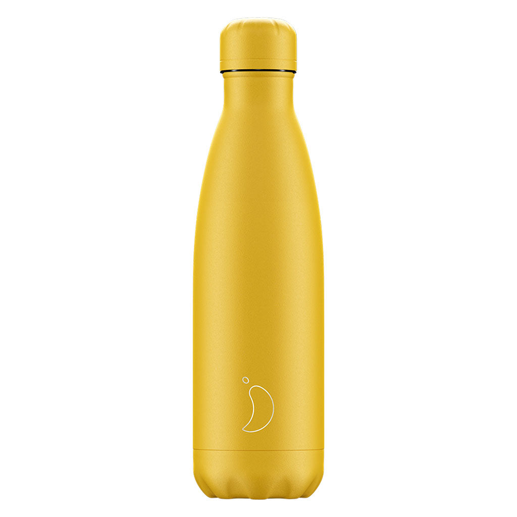 Chilly's Bottle Matte All Burnt Yellow 500ml