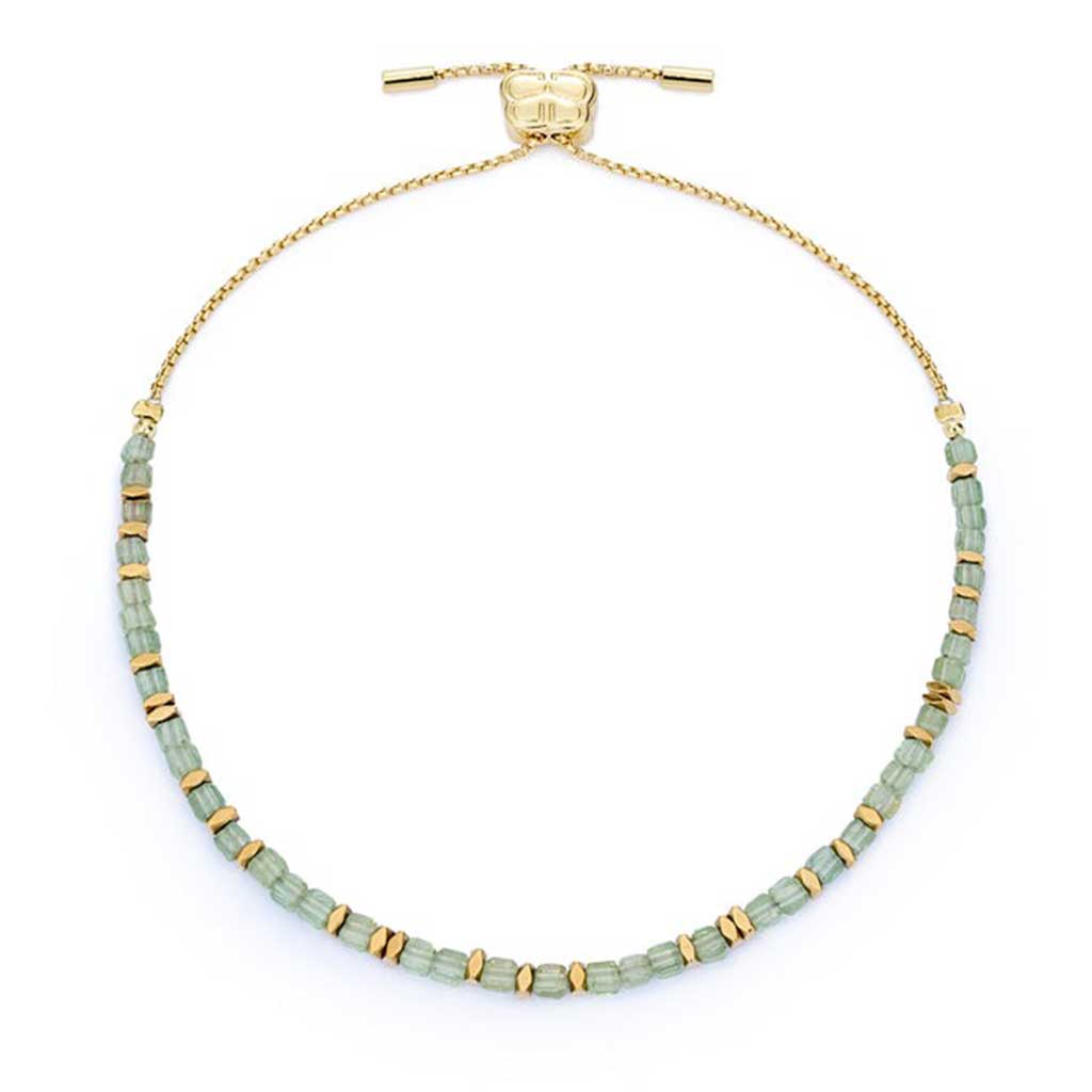 Valentina Green Apatite Gold Bracelet