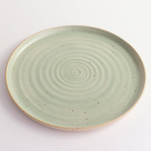 Mint Green Dinner Plate Stone - Habulous