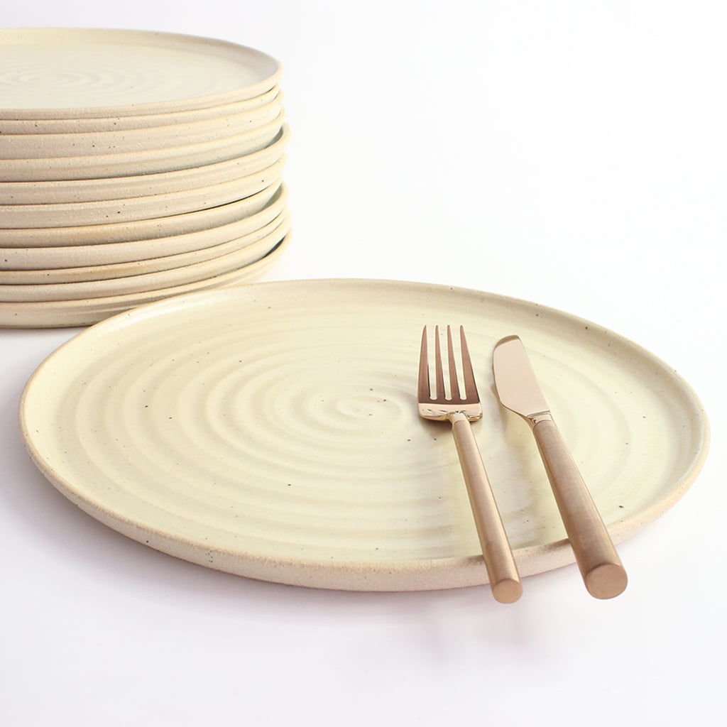 Light Yellow Dinner Plate Stone - Habulous