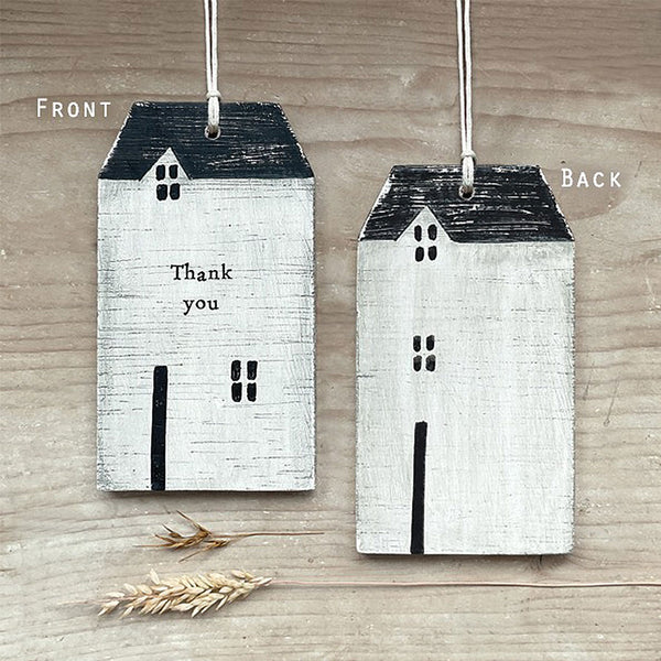 Hanging House Tag Thank You