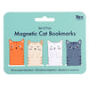 Magnetische Katzen-Lesezeichen (4er-Set)