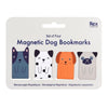 Magnetische Hunde-Lesezeichen (4er-Set)