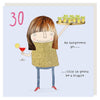30 Girl Hangover Card - Insideout