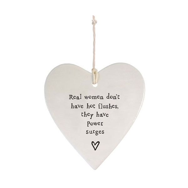 Real Women Hot Flushes Hanging Heart