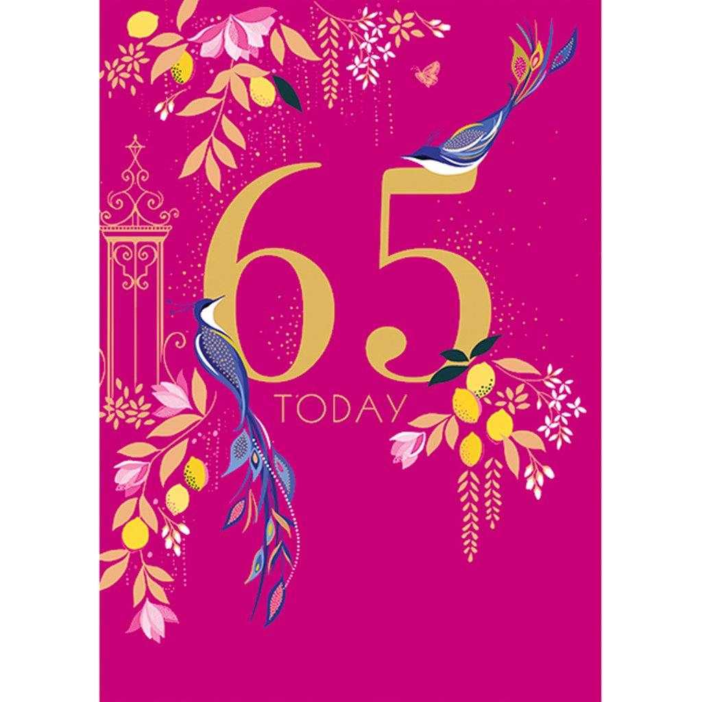 65th Birthday Card - Insideout