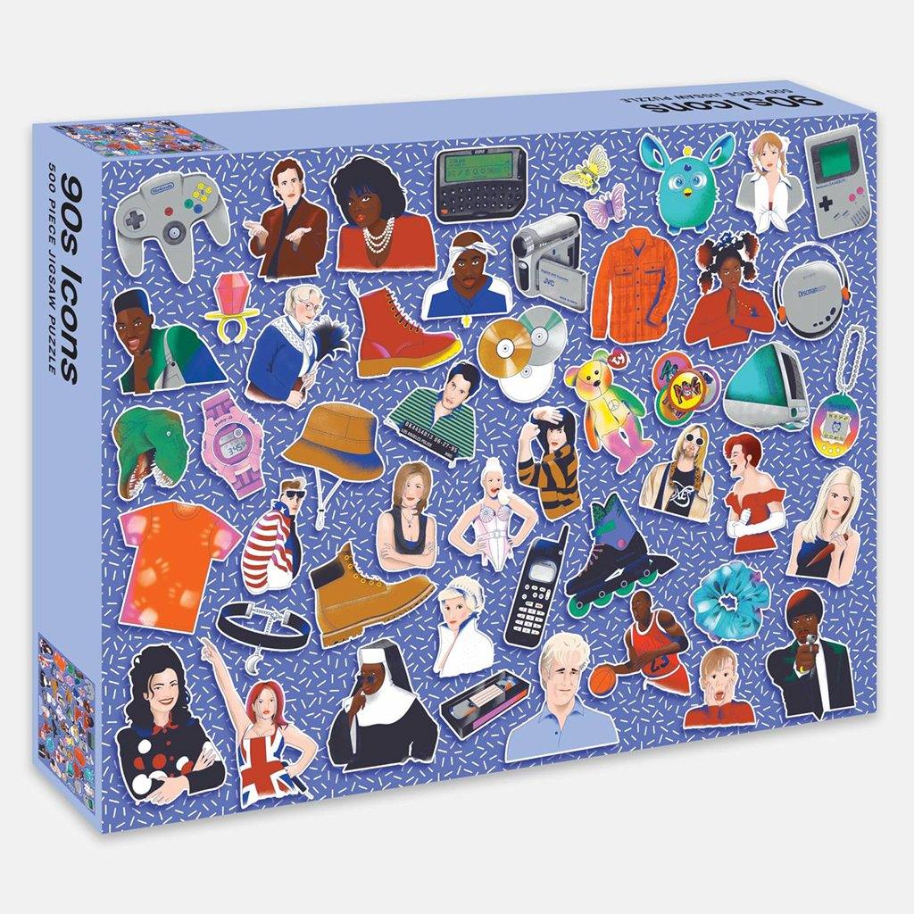 90's Icons Jigsaw Puzzle 500 Pieces - Insideout