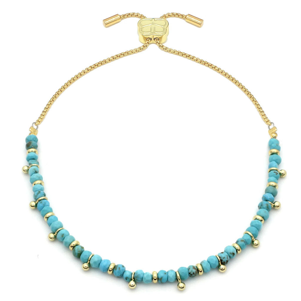 Harmony Turquoise Gold Bracelet