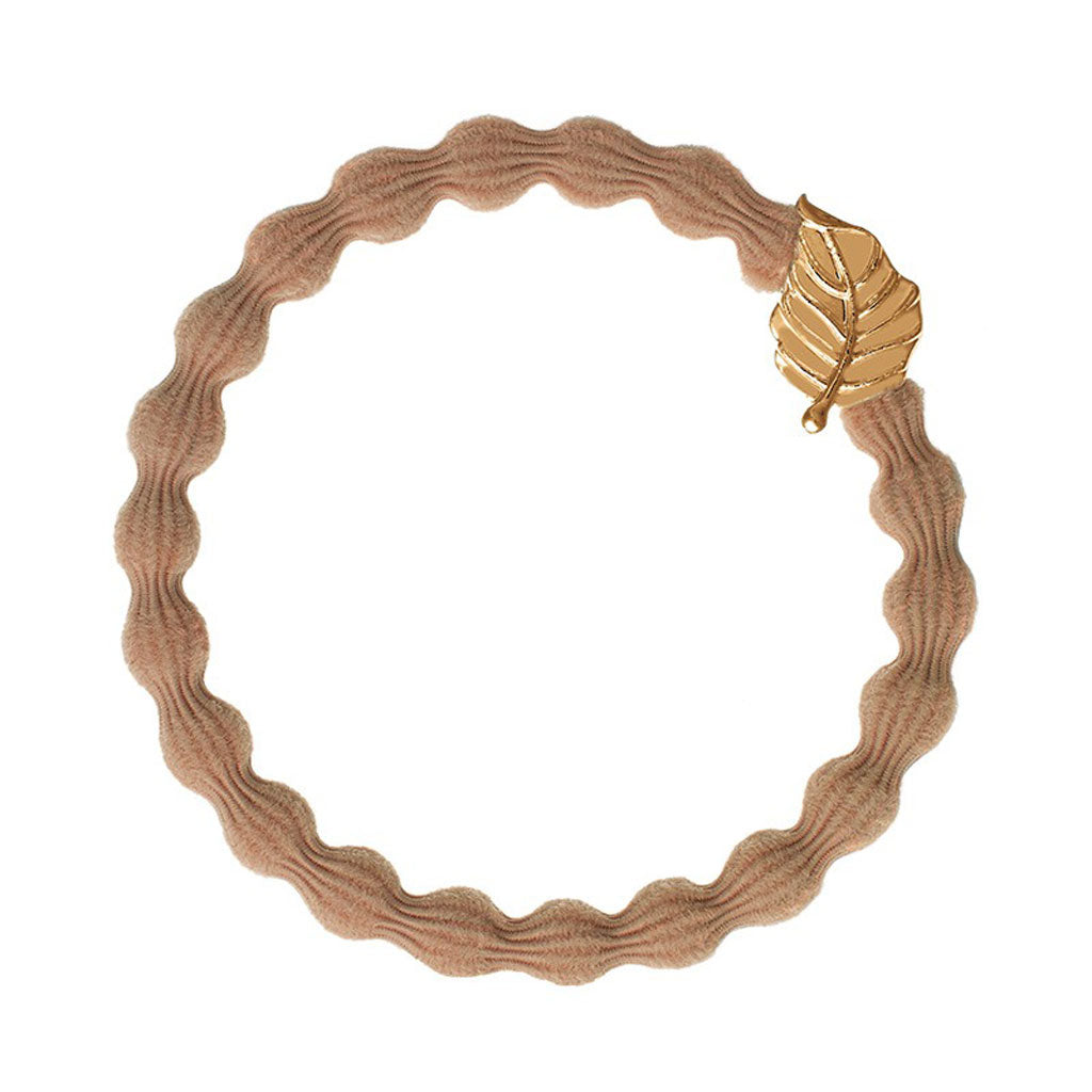 Bracelet élastique feuille d'or sur chameau