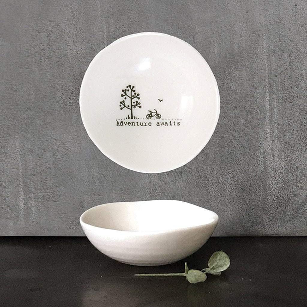 Adventure Awaits Small Wobbly Bowl - Insideout