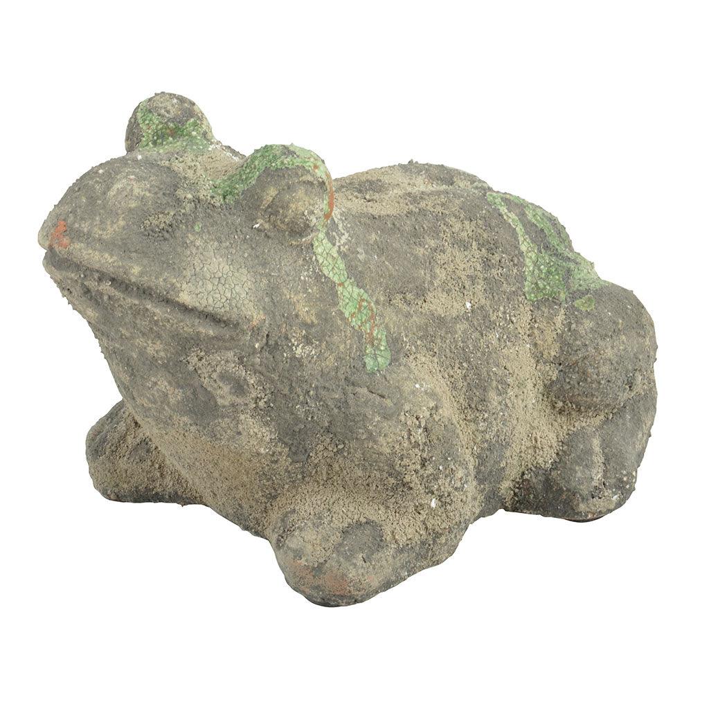 Aged Terracotta Frog - Insideout
