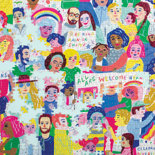 All Are Welcome Here Jigsaw Puzzle 1000 Pieces - Insideout