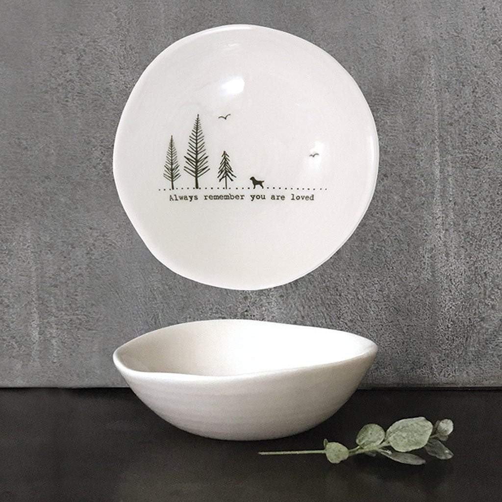 Always Remember You Are Loved Small Wobbly Bowl - Insideout