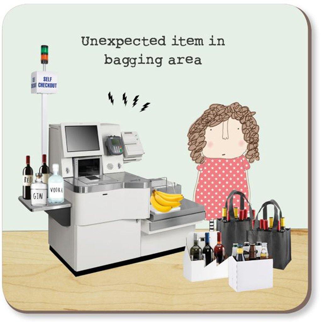 Bagging Area Coaster - Insideout