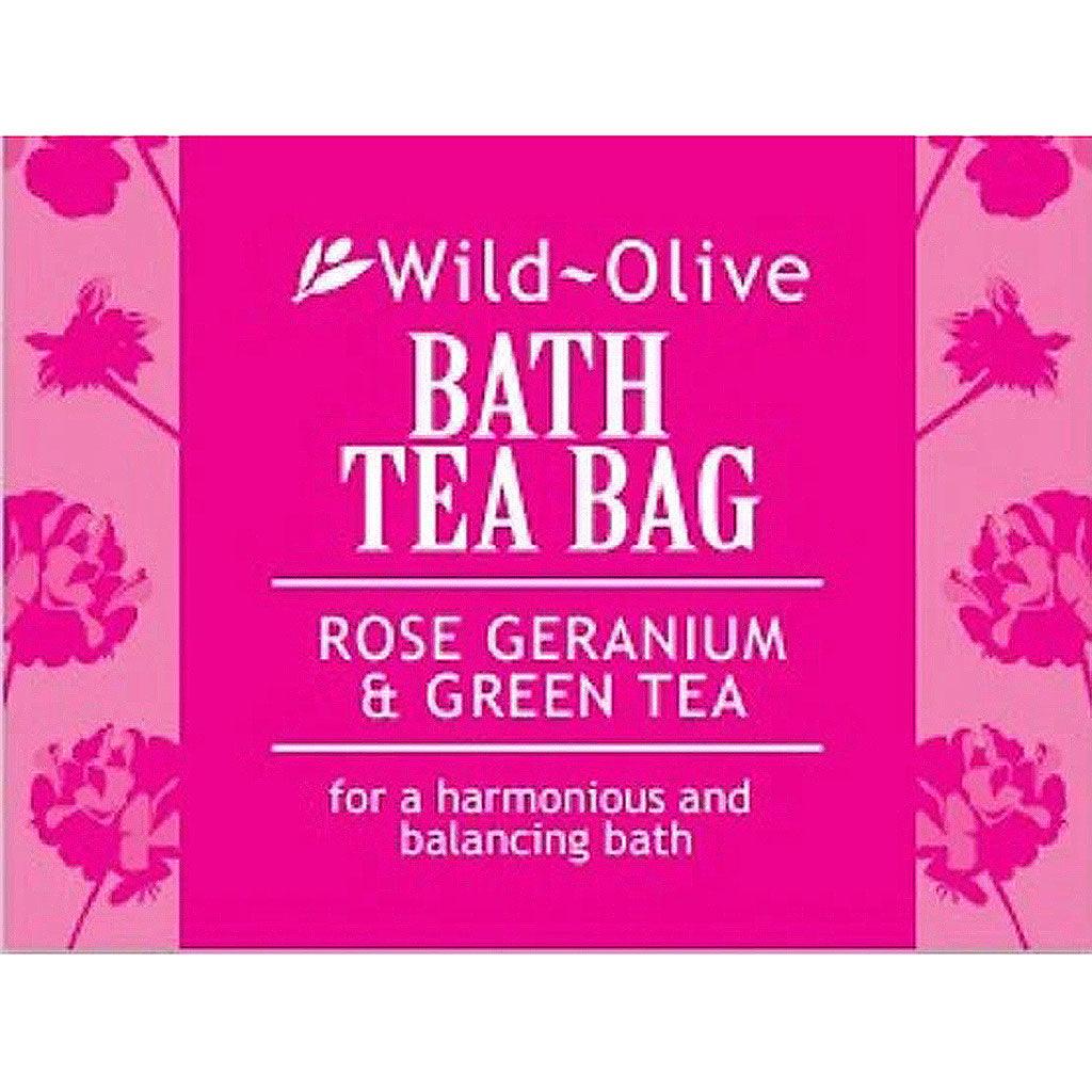 Bath Tea Bag Rose, Geranium & Green Tea - Insideout