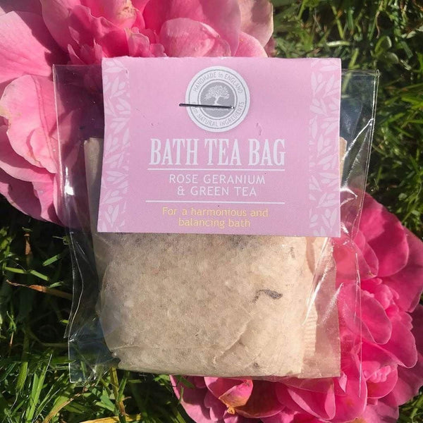 Bath Tea Bag Rose, Geranium & Green Tea - Insideout