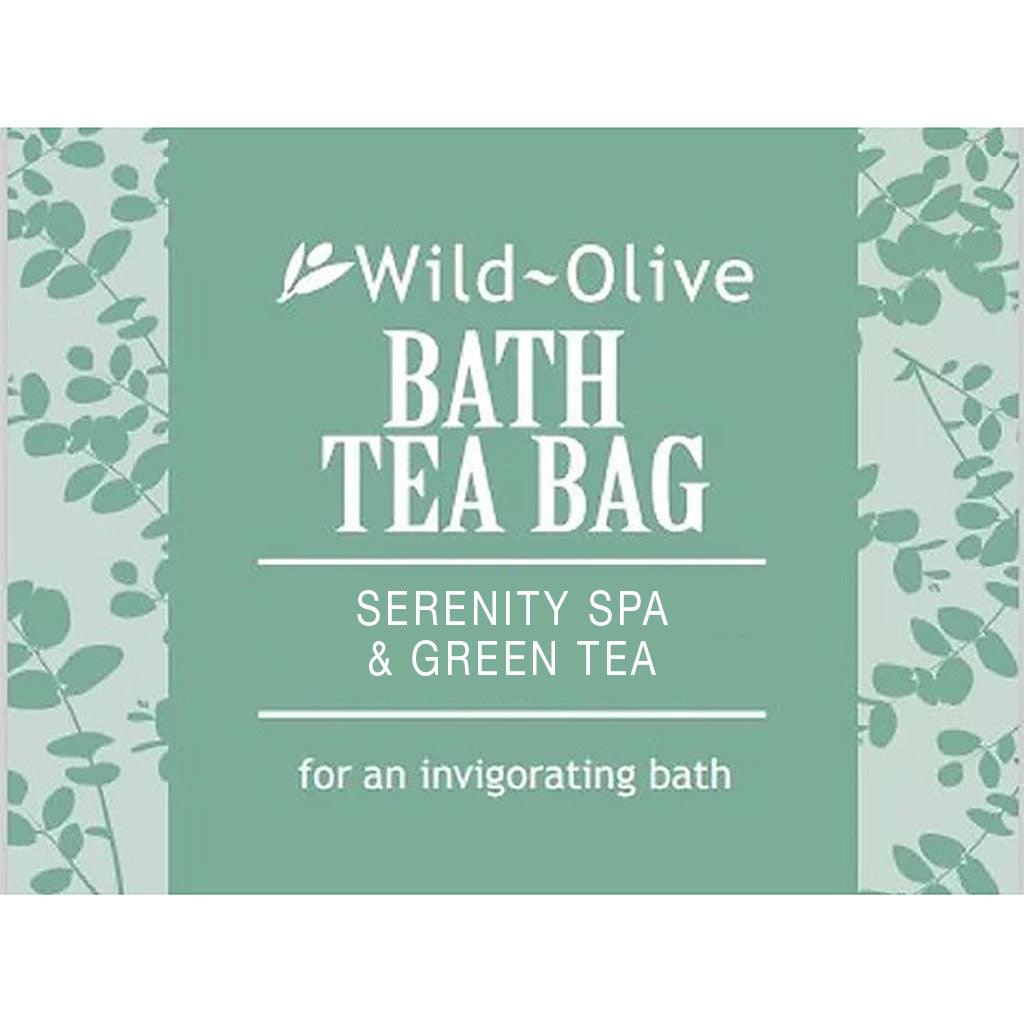 Bath Tea Bag Serenity Spa & Green Tea - Insideout