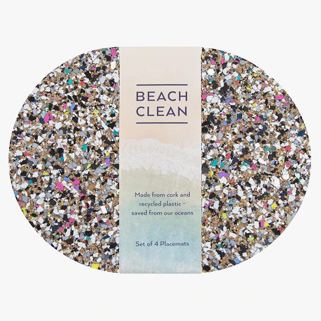 Beach Clean Oval Placemat Set - Insideout