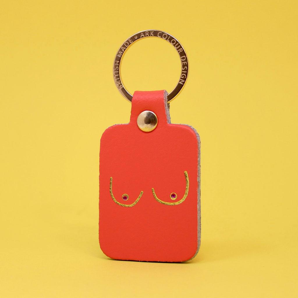 Boob Key Fob Coral - Insideout