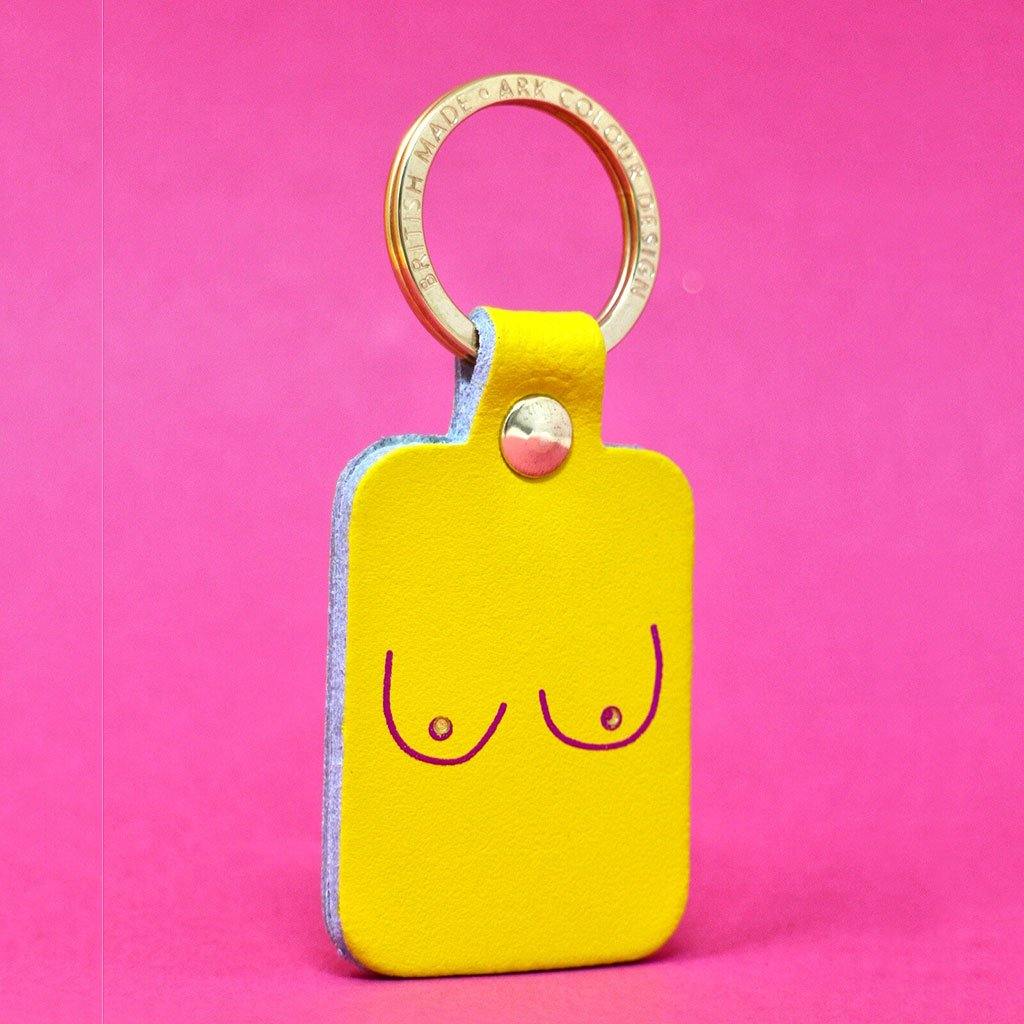 Boob Key Fob Yellow - Insideout