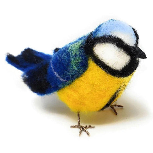 British Birds - Blue Tit Needle Felting Kit - Insideout