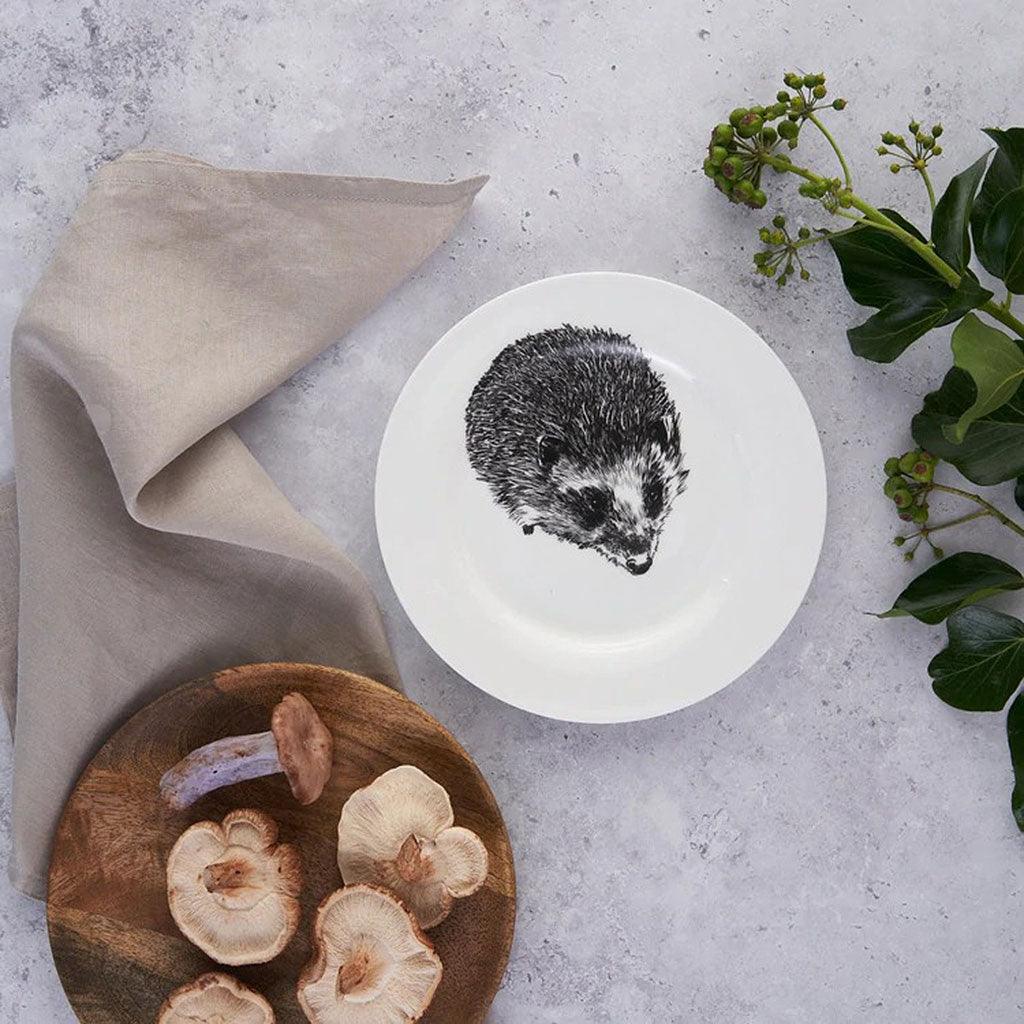 British Wildlife Collection Hedgehog Side Plate - Insideout