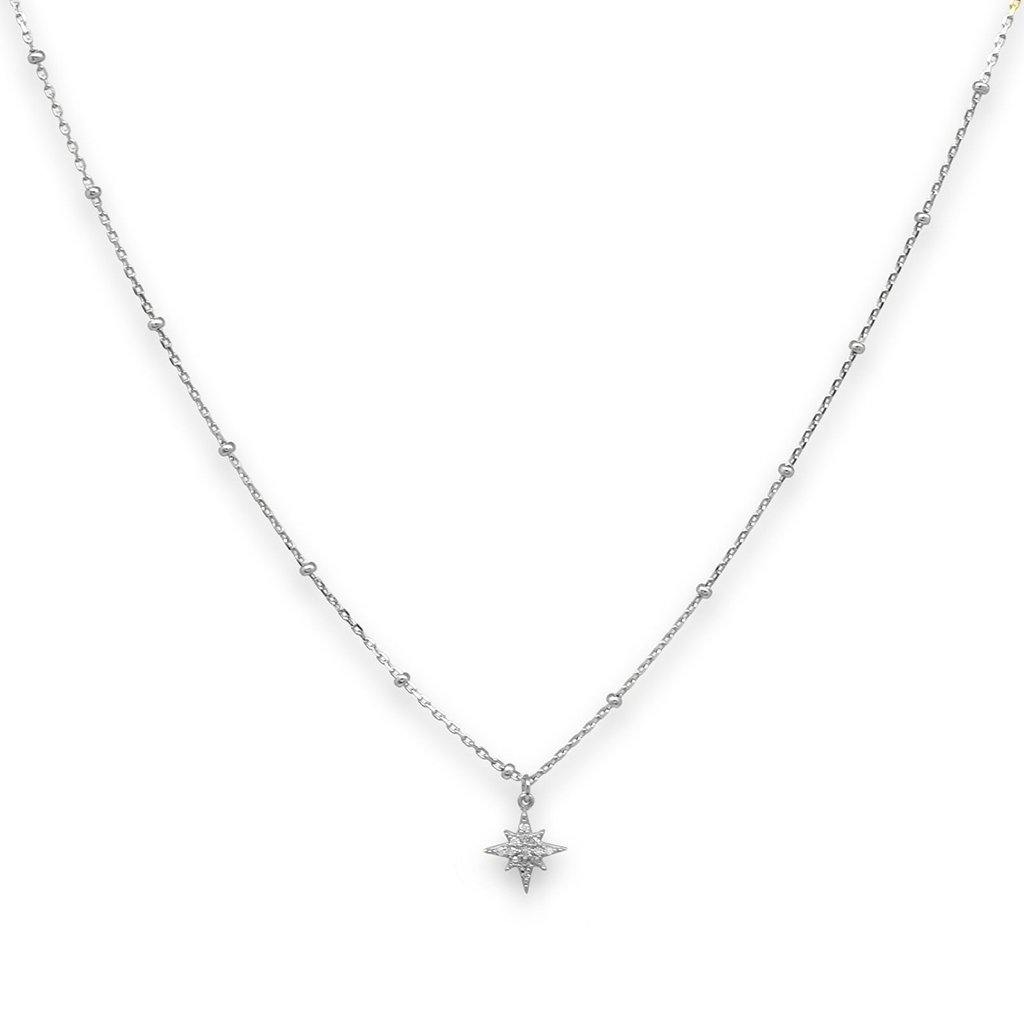 Burgundy Necklace Silver - Insideout