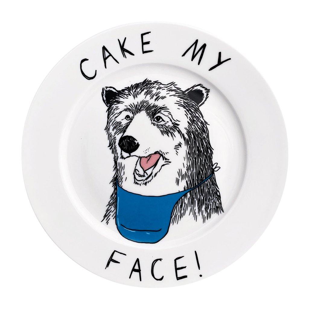 Cake My Face Side Plate - Insideout